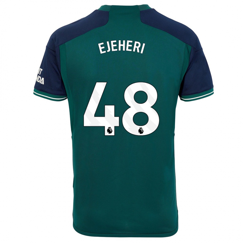 Hombre Camiseta Ovie Ejeheri #48 Verde Equipación Tercera 2023/24 La Camisa Argentina