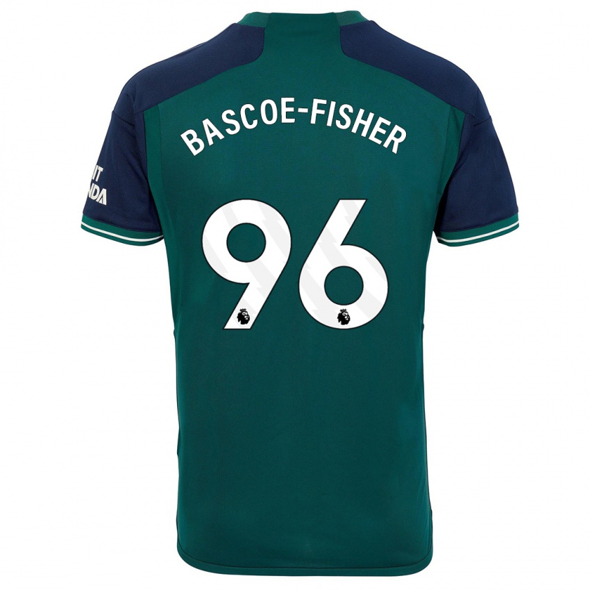 Hombre Camiseta Jakai Bascoe-Fisher #96 Verde Equipación Tercera 2023/24 La Camisa Argentina