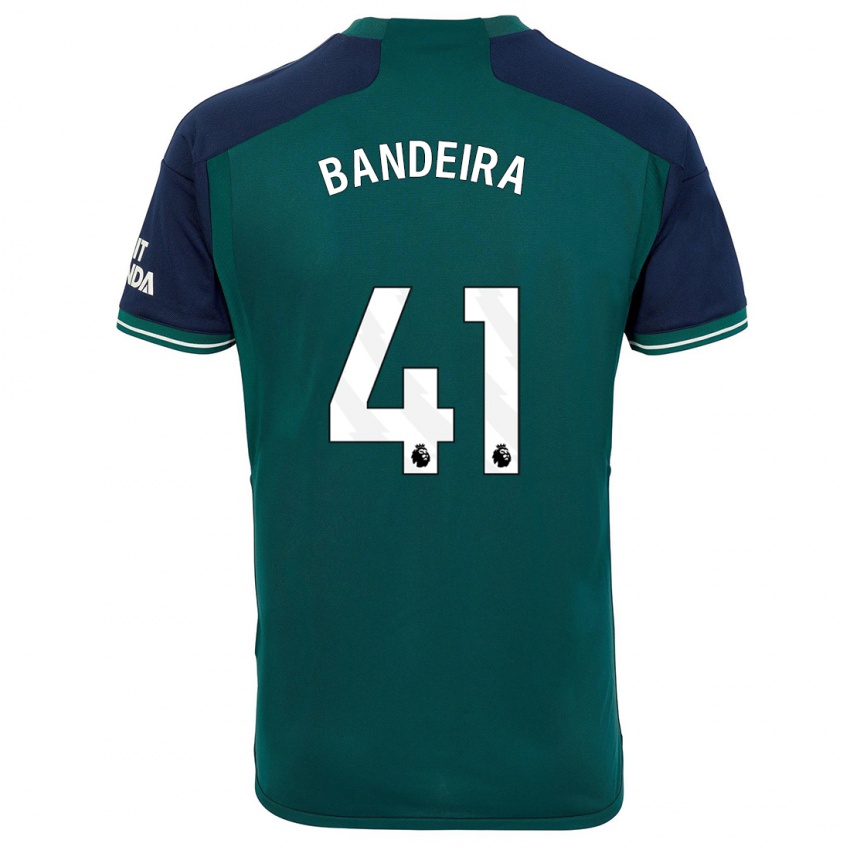 Hombre Camiseta Mauro Bandeira #41 Verde Equipación Tercera 2023/24 La Camisa Argentina
