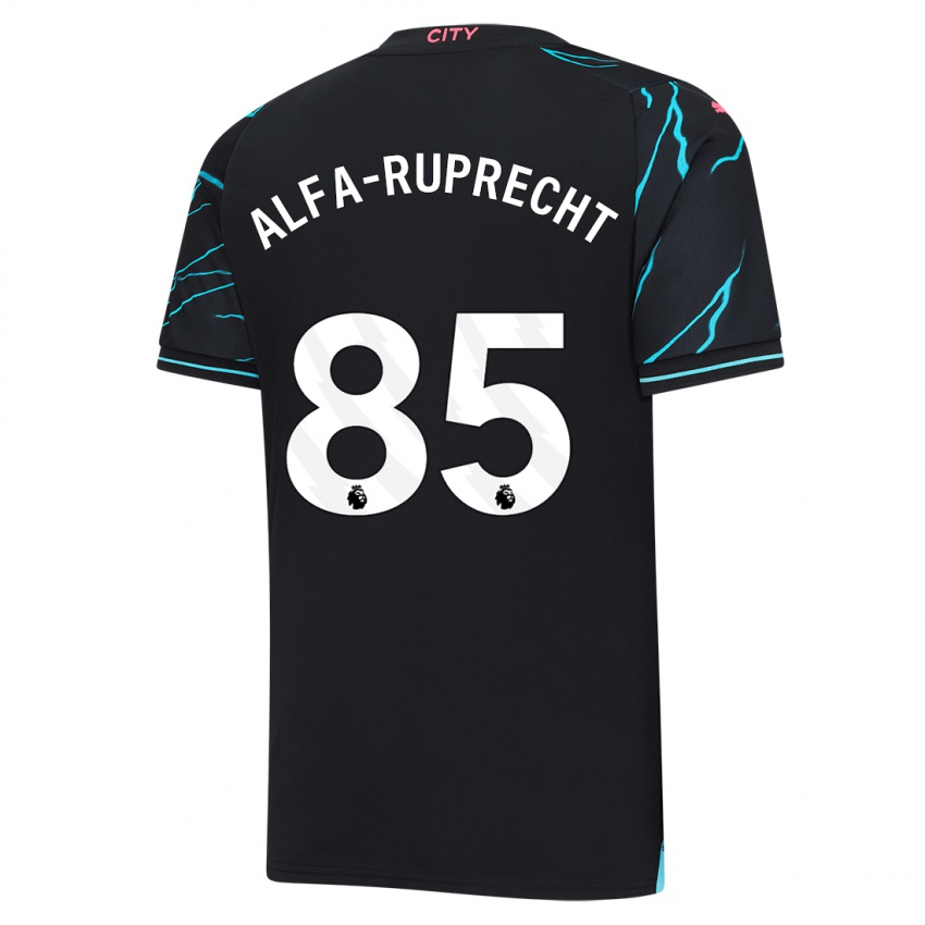 Hombre Camiseta Farid Alfa-Ruprecht #85 Azul Oscuro Equipación Tercera 2023/24 La Camisa Argentina