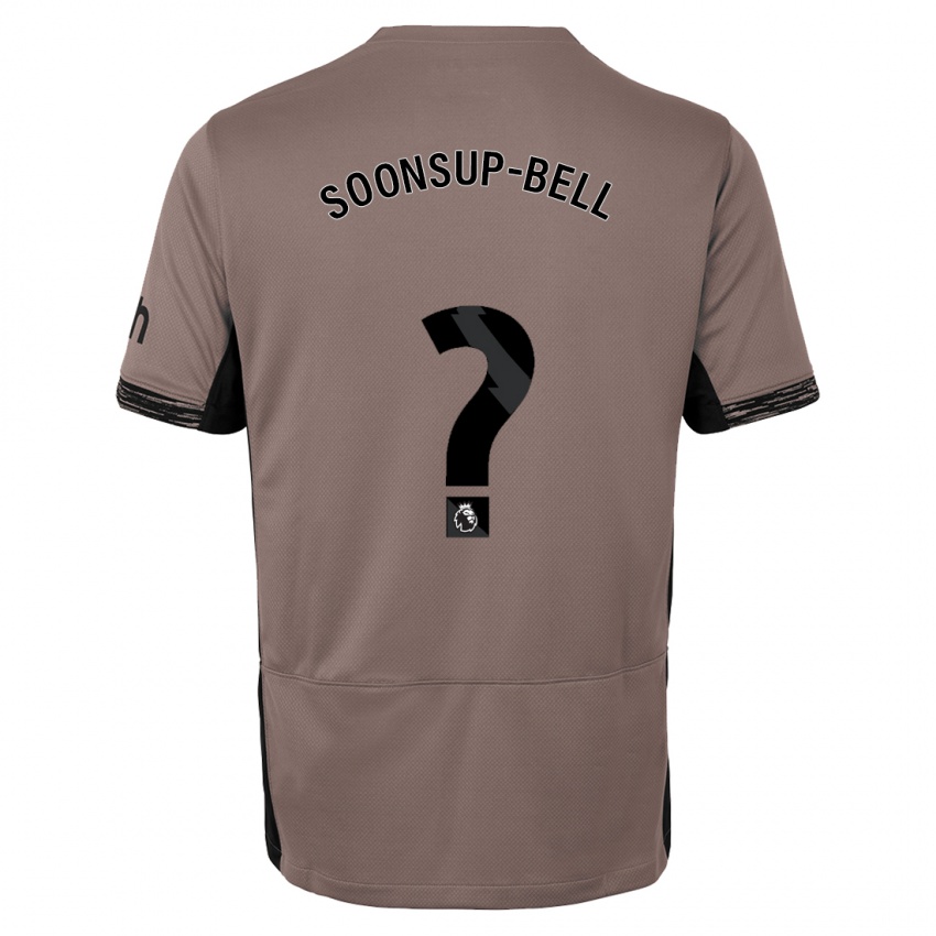 Hombre Camiseta Jude Soonsup-Bell #0 Beige Obscuro Equipación Tercera 2023/24 La Camisa Argentina