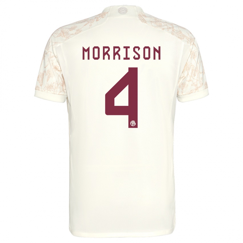 Hombre Camiseta Liam Morrison #4 Blanquecino Equipación Tercera 2023/24 La Camisa Argentina