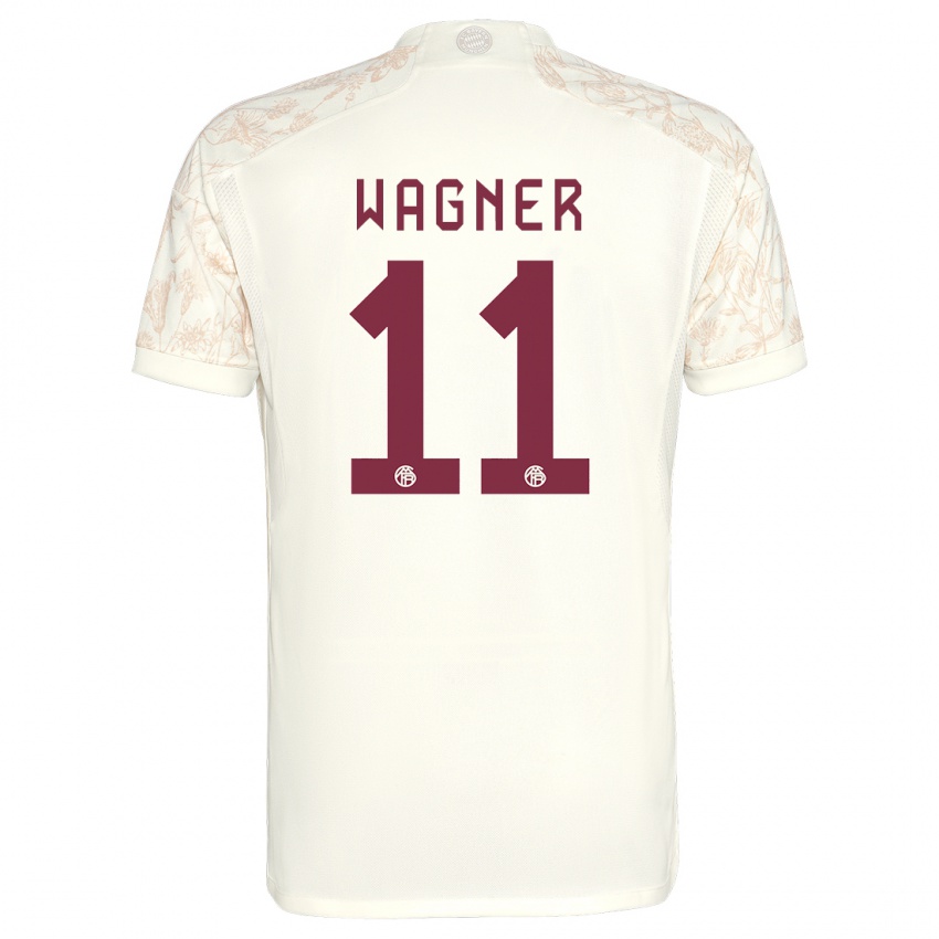 Hombre Camiseta Ricardo Wagner #11 Blanquecino Equipación Tercera 2023/24 La Camisa Argentina