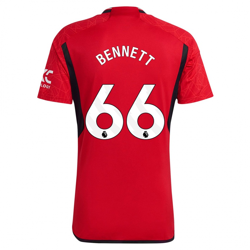 Mujer Camiseta Rhys Bennett #66 Rojo 1ª Equipación 2023/24 La Camisa Argentina