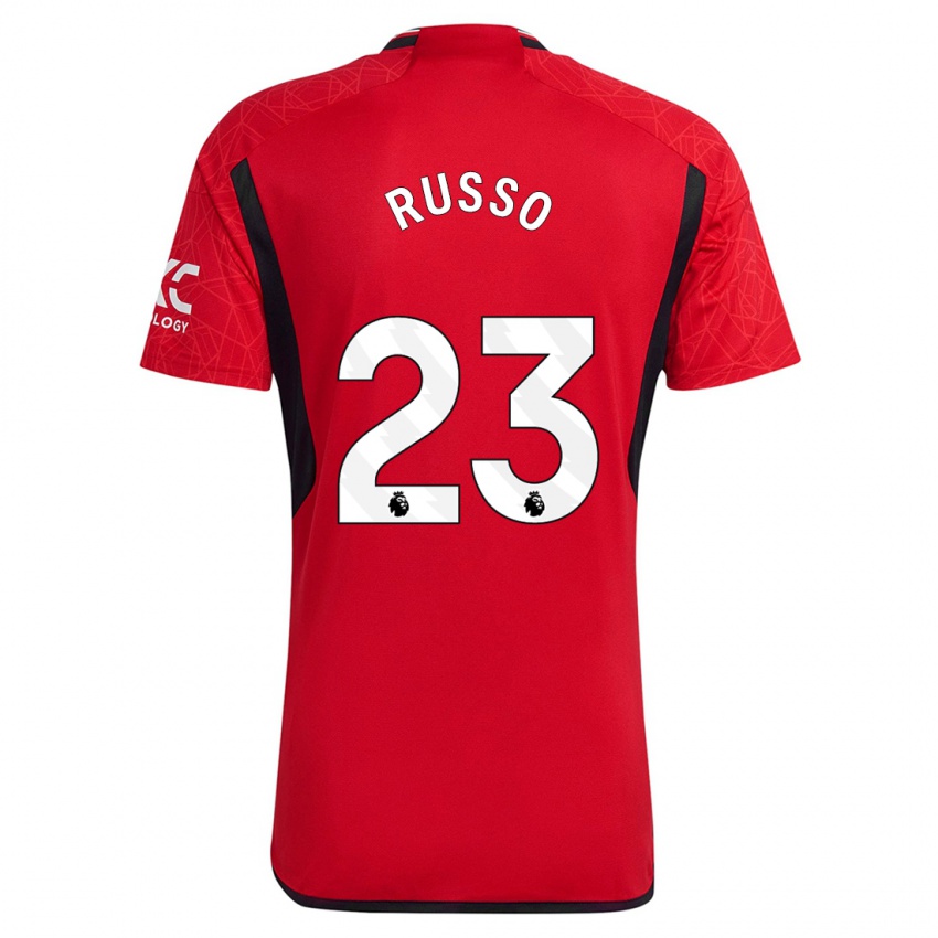 Mujer Camiseta Alessia Russo #23 Rojo 1ª Equipación 2023/24 La Camisa Argentina