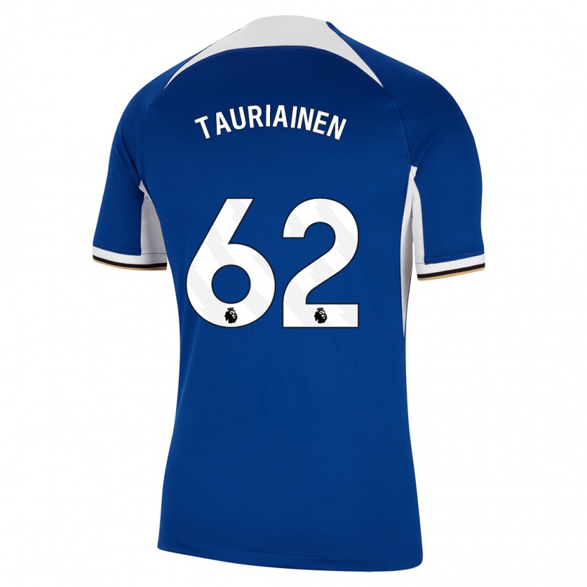 Mujer Camiseta Jimi Tauriainen #62 Azul 1ª Equipación 2023/24 La Camisa Argentina