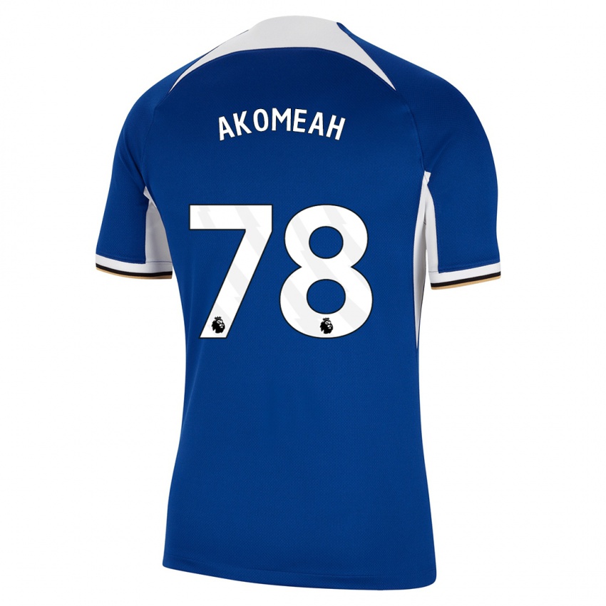 Mujer Camiseta Travis Akomeah #78 Azul 1ª Equipación 2023/24 La Camisa Argentina