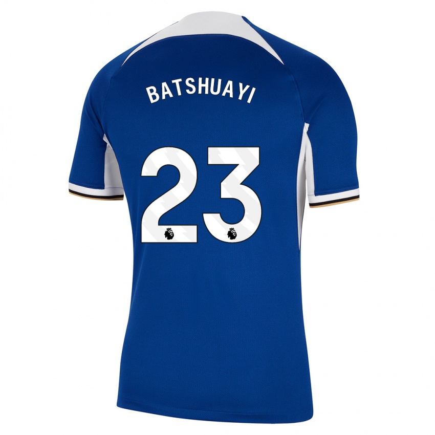 Mujer Camiseta Michy Batshuayi #23 Azul 1ª Equipación 2023/24 La Camisa Argentina