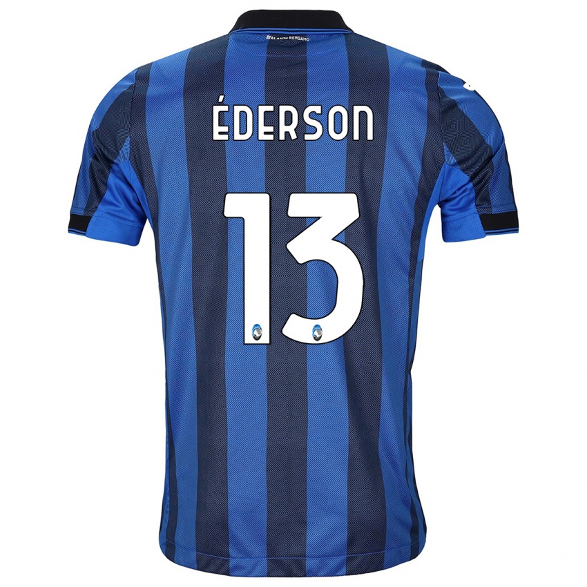 Mujer Camiseta Ederson #13 Azul Negro 1ª Equipación 2023/24 La Camisa Argentina