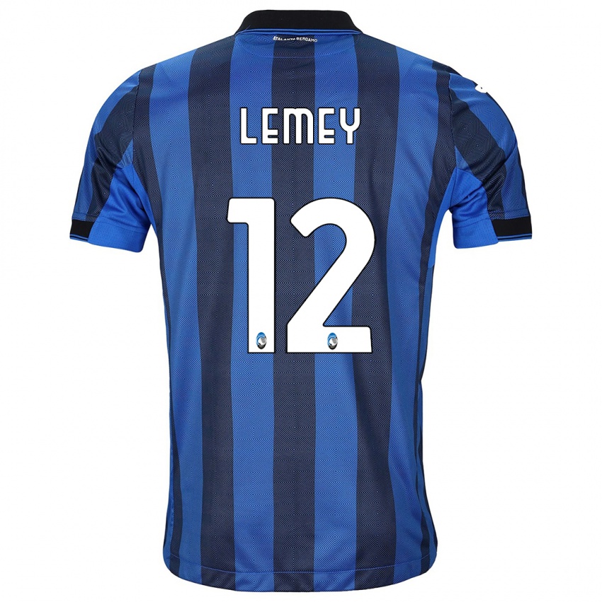 Mujer Camiseta Diede Lemey #12 Azul Negro 1ª Equipación 2023/24 La Camisa Argentina