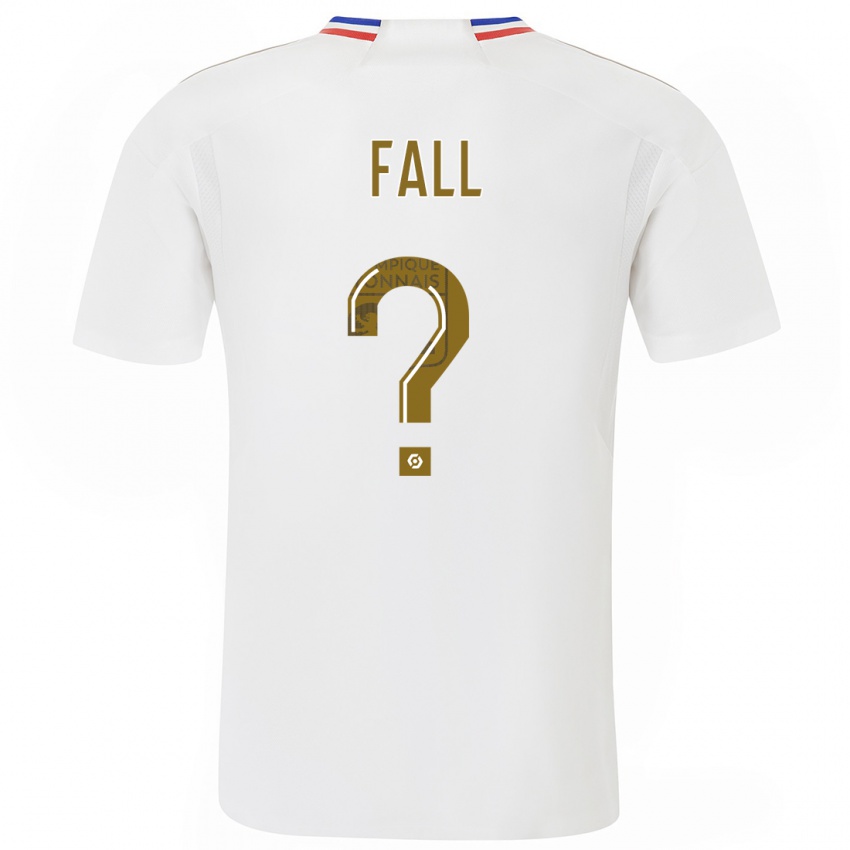 Mujer Camiseta Ibrahima Fall #0 Blanco 1ª Equipación 2023/24 La Camisa Argentina