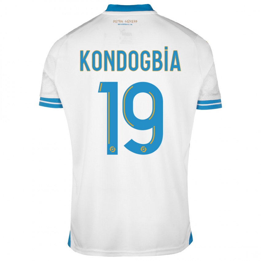 Mujer Camiseta Geoffrey Kondogbia #19 Blanco 1ª Equipación 2023/24 La Camisa Argentina