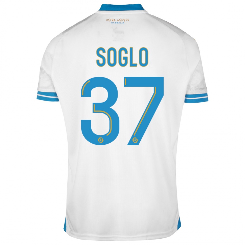 Mujer Camiseta Emran Soglo #37 Blanco 1ª Equipación 2023/24 La Camisa Argentina