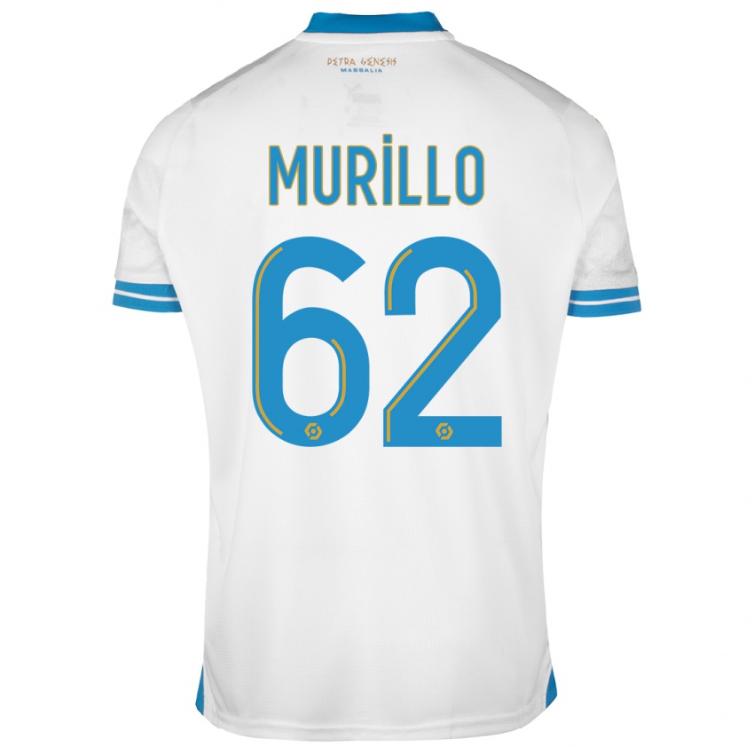 Mujer Camiseta Amir Murillo #62 Blanco 1ª Equipación 2023/24 La Camisa Argentina