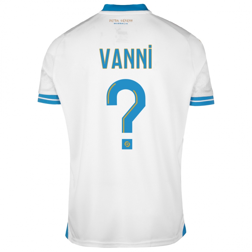 Mujer Camiseta Fabio Vanni #0 Blanco 1ª Equipación 2023/24 La Camisa Argentina