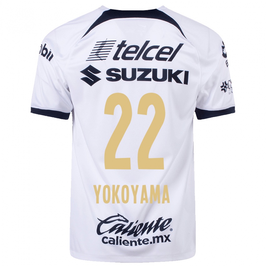 Mujer Camiseta Akemi Yokoyama #22 Blanco 1ª Equipación 2023/24 La Camisa Argentina