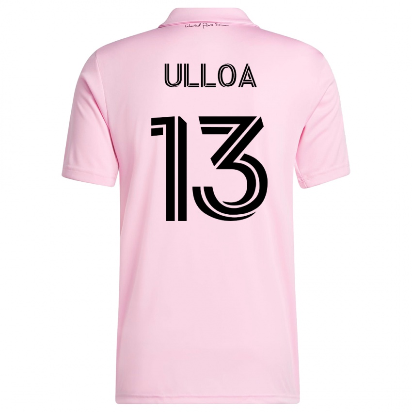 Mujer Camiseta Víctor Ulloa #13 Rosa 1ª Equipación 2023/24 La Camisa Argentina