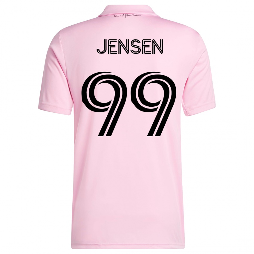 Mujer Camiseta Cole Jensen #99 Rosa 1ª Equipación 2023/24 La Camisa Argentina