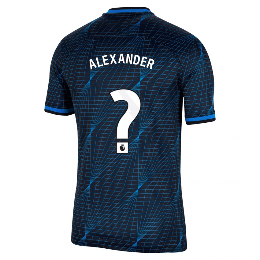 Mujer Camiseta Reiss Alexander Russell-Denny #0 Azul Oscuro 2ª Equipación 2023/24 La Camisa Argentina
