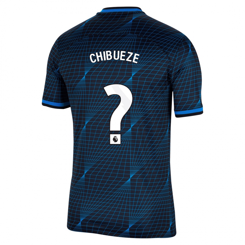 Mujer Camiseta Chinonso Chibueze #0 Azul Oscuro 2ª Equipación 2023/24 La Camisa Argentina