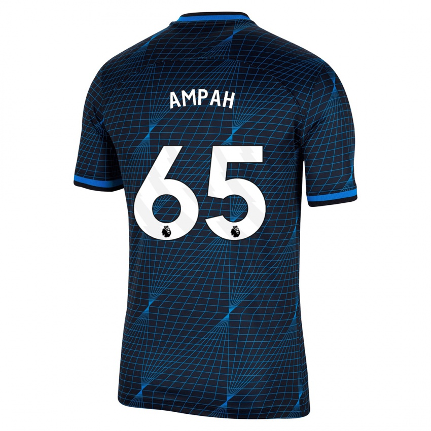 Mujer Camiseta Ato Ampah #65 Azul Oscuro 2ª Equipación 2023/24 La Camisa Argentina