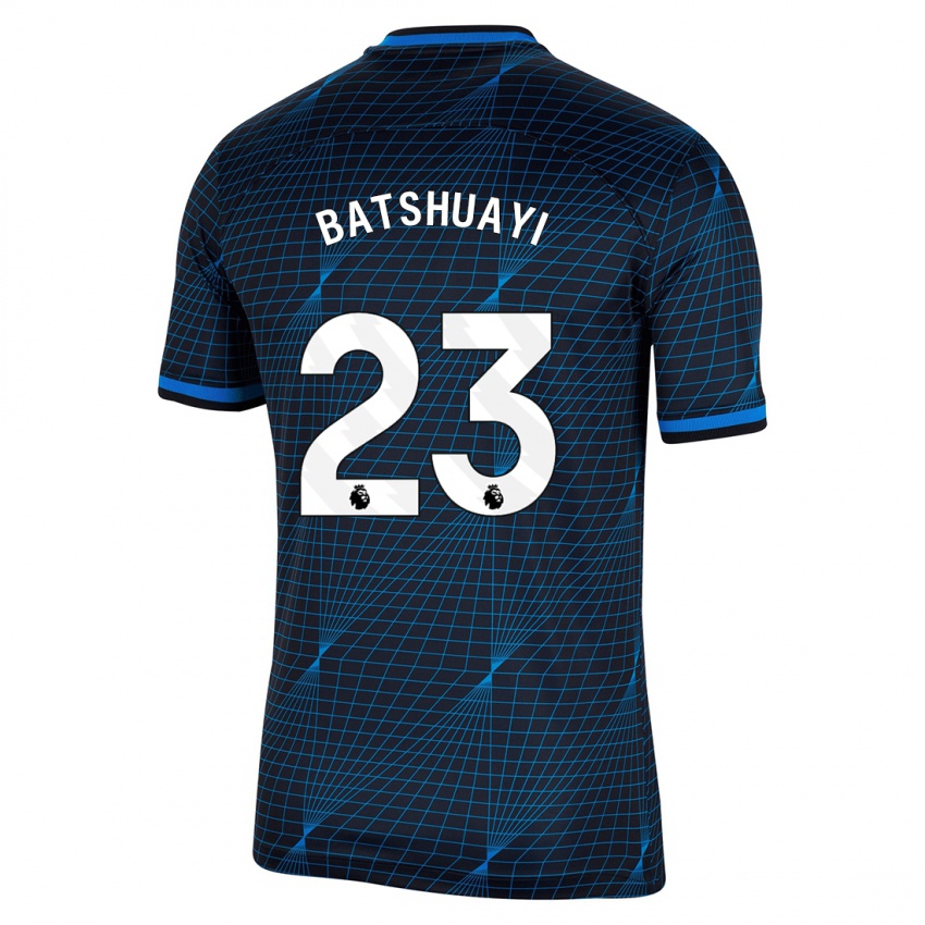 Mujer Camiseta Michy Batshuayi #23 Azul Oscuro 2ª Equipación 2023/24 La Camisa Argentina
