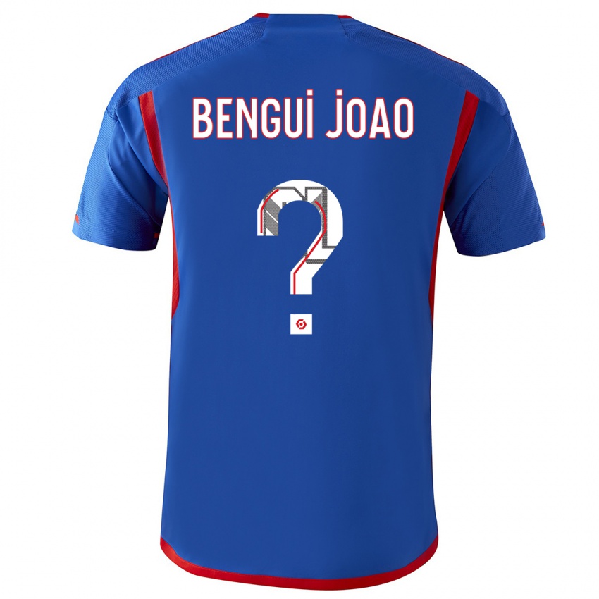Mujer Camiseta Justin Bengui Joao #0 Azul Rojo 2ª Equipación 2023/24 La Camisa Argentina