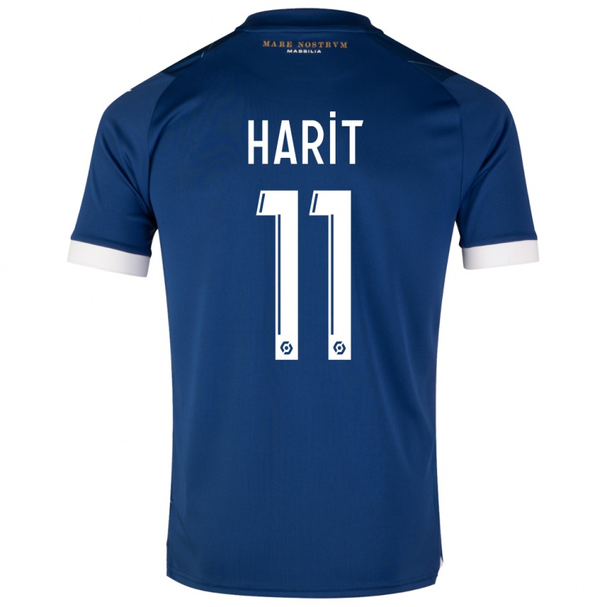 Mujer Camiseta Amine Harit #11 Azul Oscuro 2ª Equipación 2023/24 La Camisa Argentina