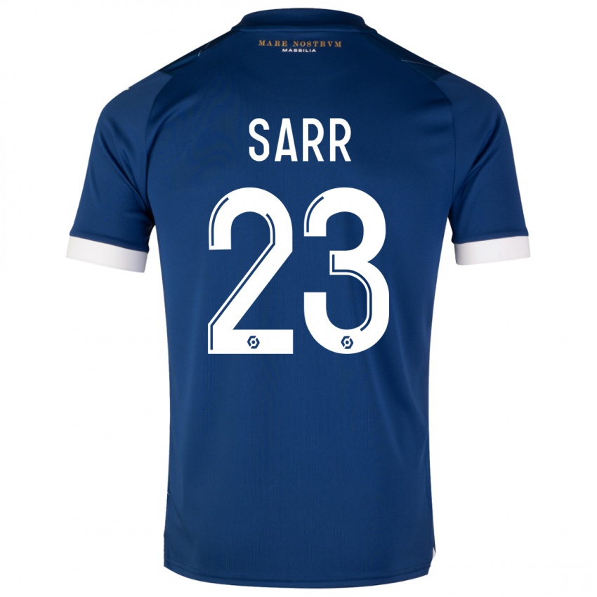 Mujer Camiseta Ismaila Sarr #23 Azul Oscuro 2ª Equipación 2023/24 La Camisa Argentina