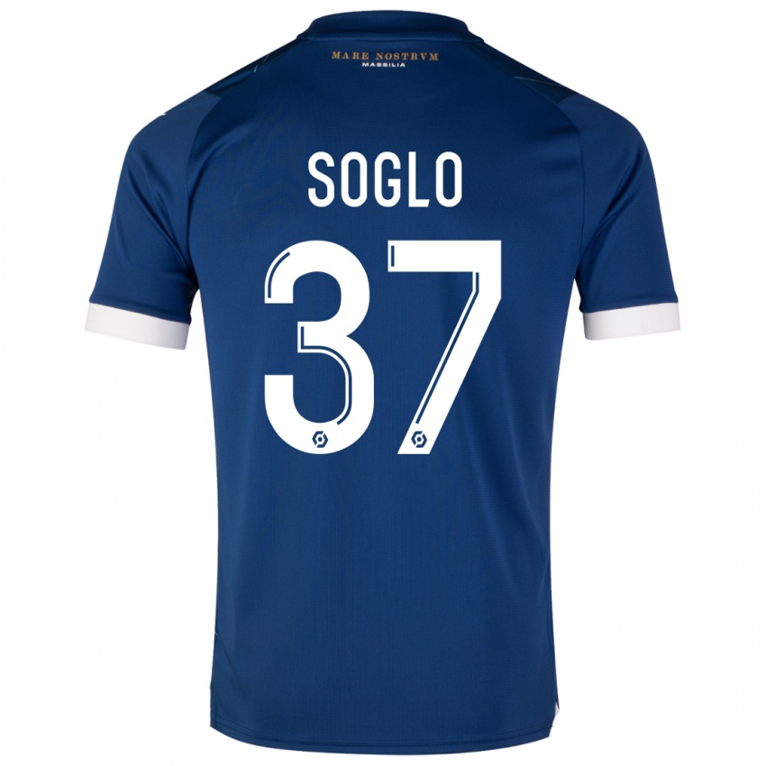 Mujer Camiseta Emran Soglo #37 Azul Oscuro 2ª Equipación 2023/24 La Camisa Argentina