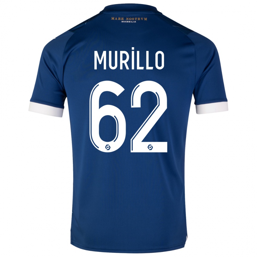 Mujer Camiseta Amir Murillo #62 Azul Oscuro 2ª Equipación 2023/24 La Camisa Argentina