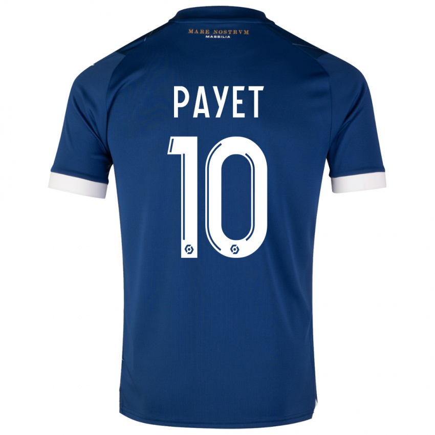 Mujer Camiseta Dimitri Payet #10 Azul Oscuro 2ª Equipación 2023/24 La Camisa Argentina