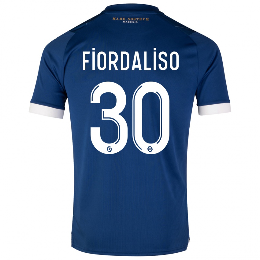 Mujer Camiseta Thelma Fiordaliso #30 Azul Oscuro 2ª Equipación 2023/24 La Camisa Argentina