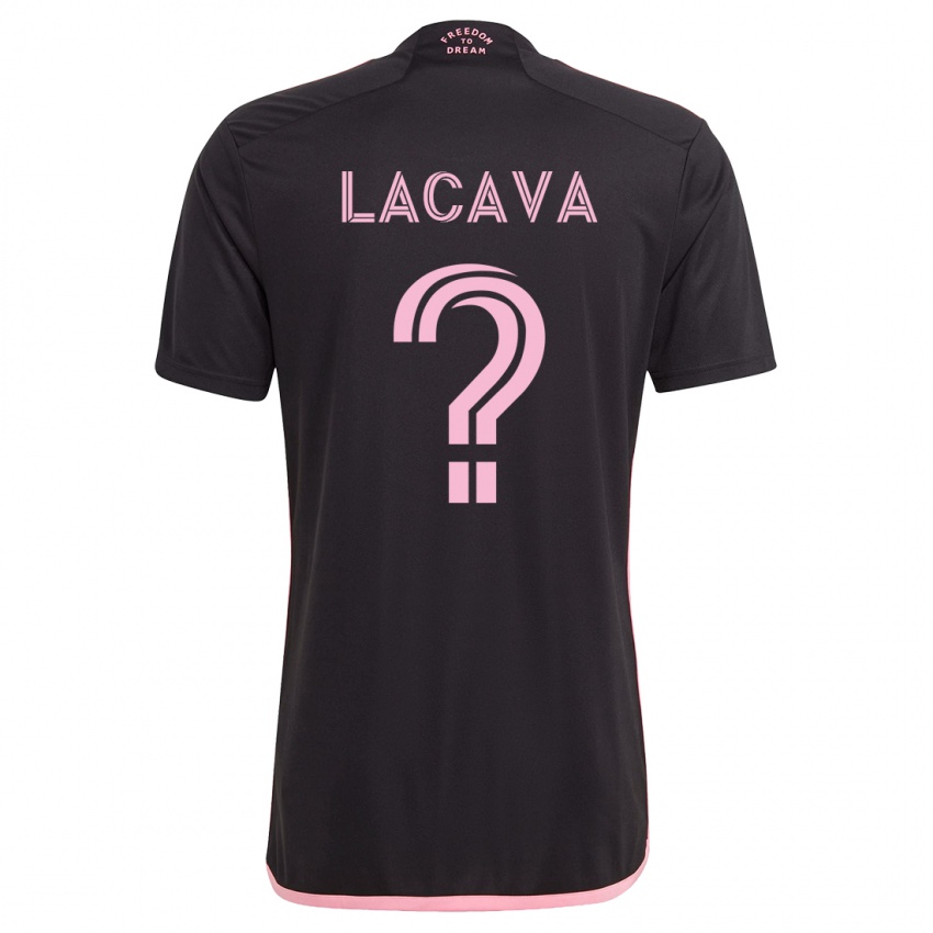 Mujer Camiseta Jake Lacava #0 Negro 2ª Equipación 2023/24 La Camisa Argentina