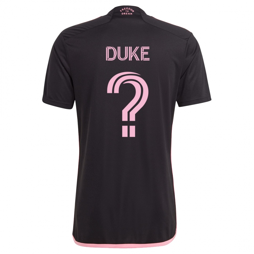 Mujer Camiseta Bryce Duke #0 Negro 2ª Equipación 2023/24 La Camisa Argentina
