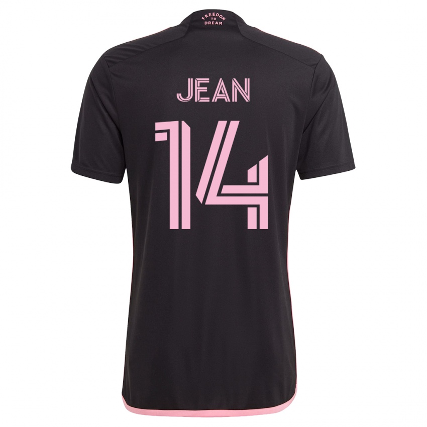 Mujer Camiseta Corentin Jean #14 Negro 2ª Equipación 2023/24 La Camisa Argentina