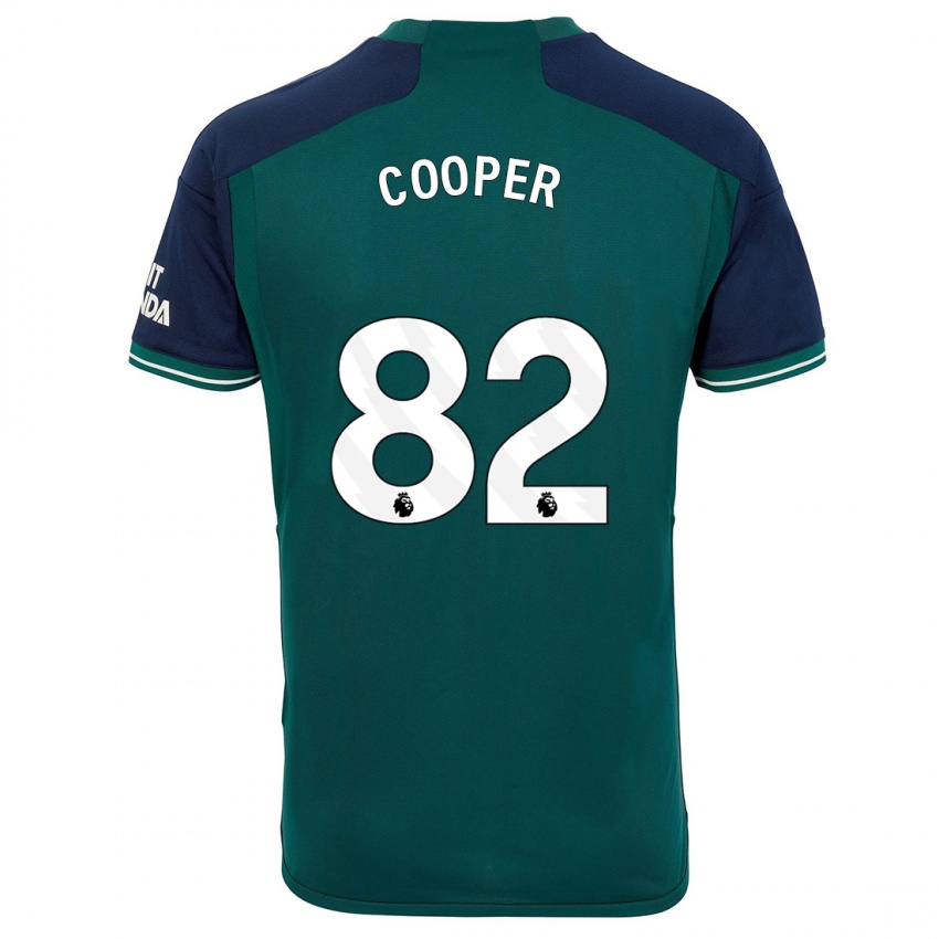 Mujer Camiseta Noah Cooper #82 Verde Equipación Tercera 2023/24 La Camisa Argentina