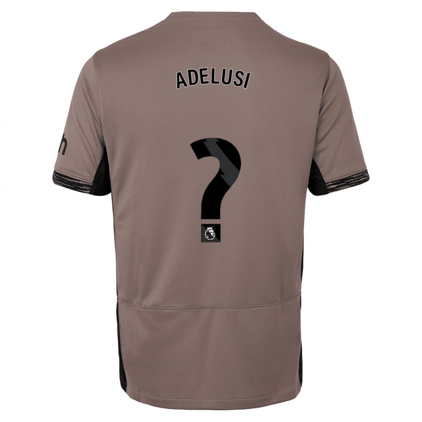 Mujer Camiseta Theodore Adelusi #0 Beige Obscuro Equipación Tercera 2023/24 La Camisa Argentina