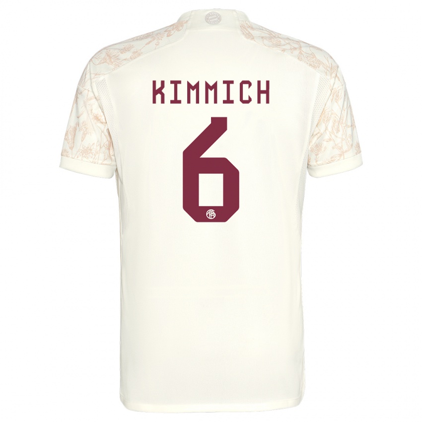 Mujer Camiseta Joshua Kimmich #6 Blanquecino Equipación Tercera 2023/24 La Camisa Argentina