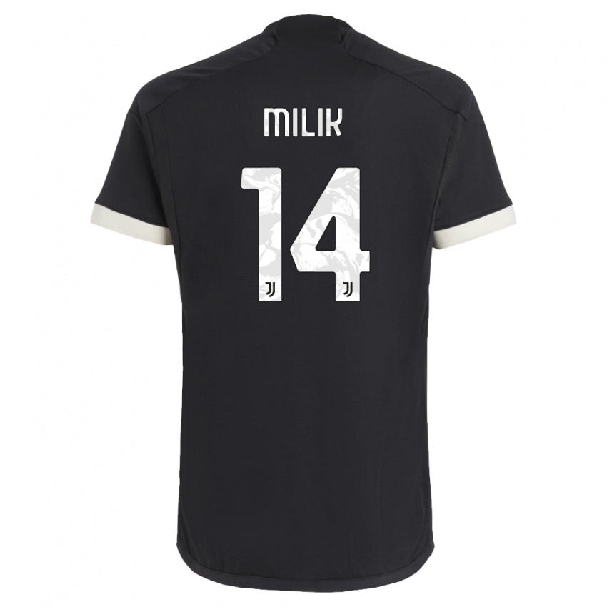 Mujer Camiseta Arkadiusz Milik #14 Negro Equipación Tercera 2023/24 La Camisa Argentina