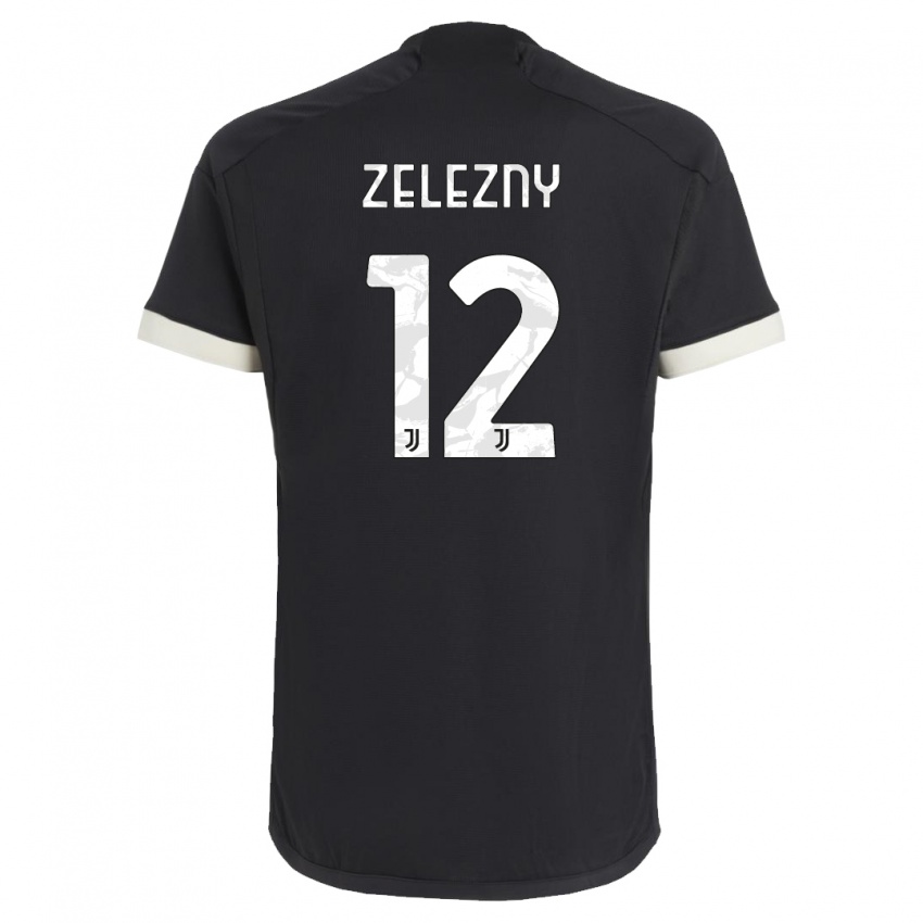 Mujer Camiseta Radoslaw Zelezny #12 Negro Equipación Tercera 2023/24 La Camisa Argentina