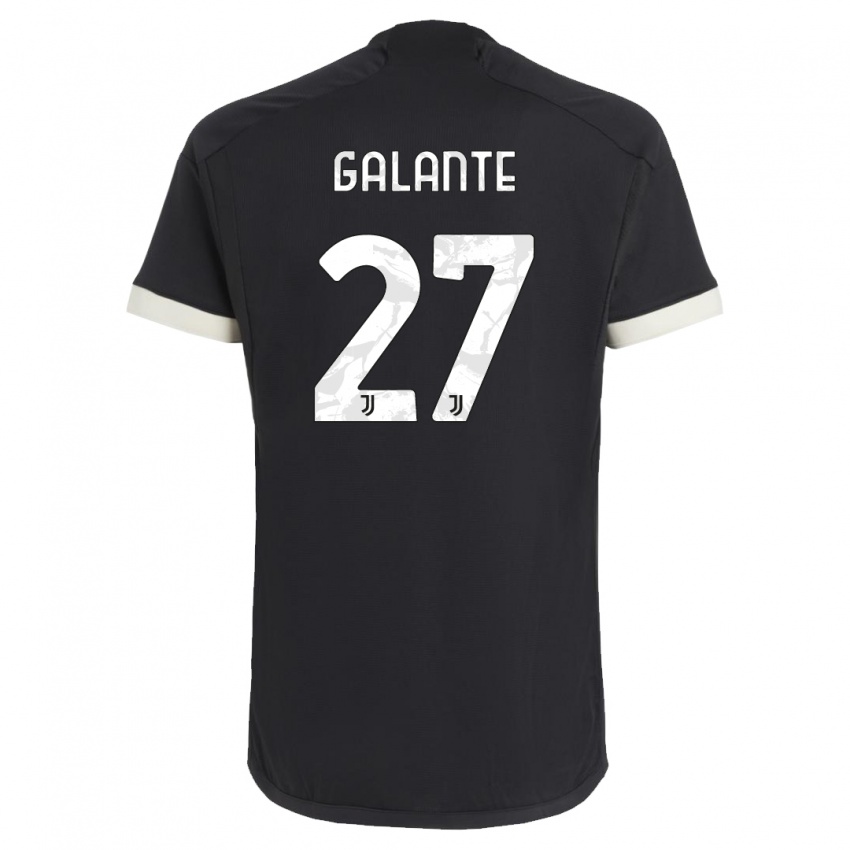 Mujer Camiseta Tommaso Galante 27 Negro Equipaci n Tercera 2023