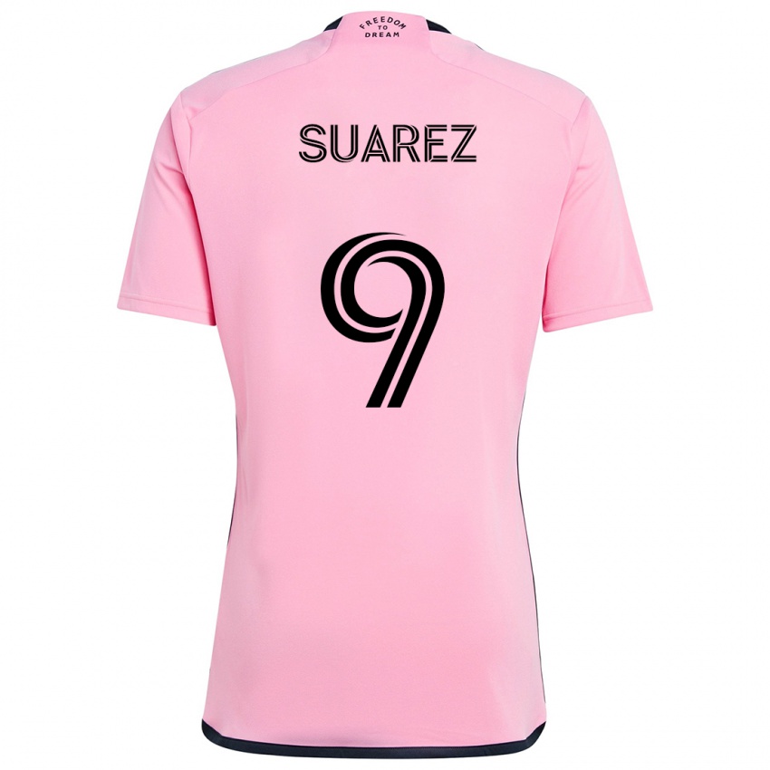 Niño Camiseta Luis Suárez #9 Rosa 1ª Equipación 2024/25 La Camisa Argentina