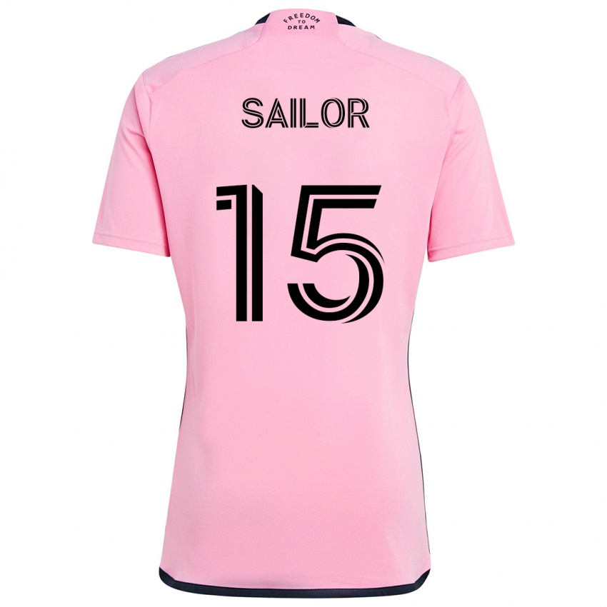 Niño Camiseta Ryan Sailor #15 Rosa 1ª Equipación 2024/25 La Camisa Argentina