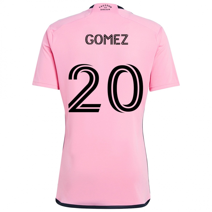 Niño Camiseta Diego Gómez #20 Rosa 1ª Equipación 2024/25 La Camisa Argentina