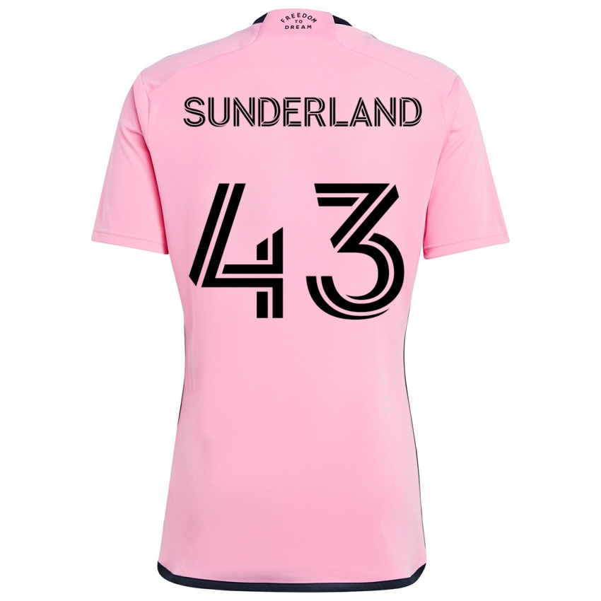 Niño Camiseta Lawson Sunderland #43 Rosa 1ª Equipación 2024/25 La Camisa Argentina