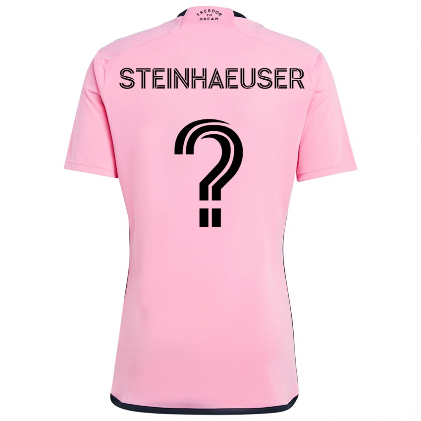 Niño Camiseta Marcus Steinhaeuser #0 Rosa 1ª Equipación 2024/25 La Camisa Argentina