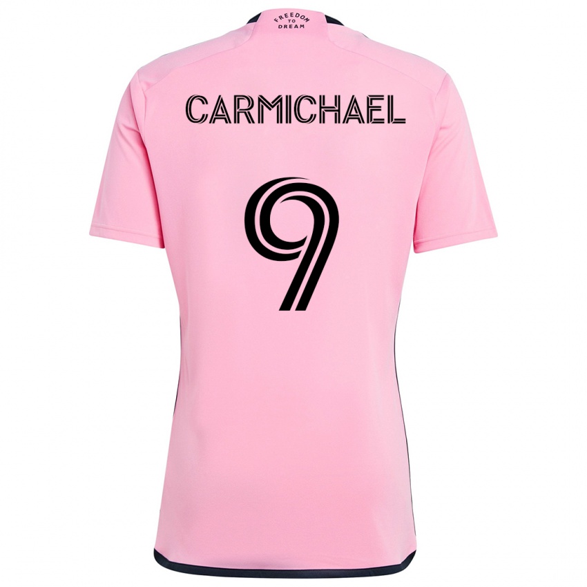 Niño Camiseta Ryan Carmichael #9 Rosa 1ª Equipación 2024/25 La Camisa Argentina