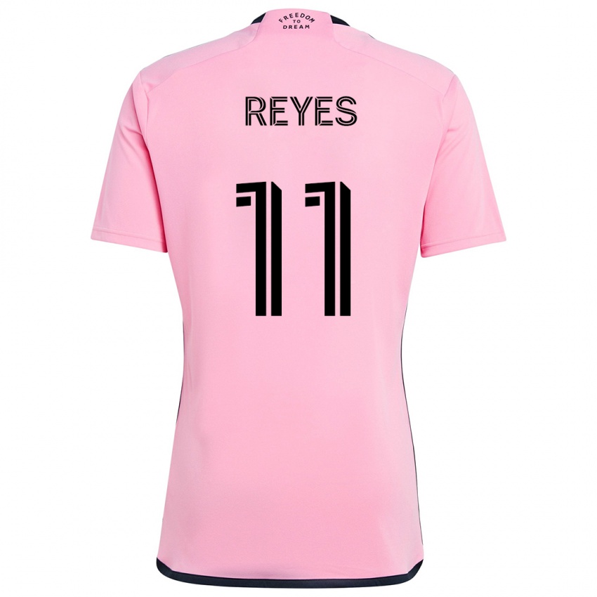 Niño Camiseta Dairon Reyes #11 Rosa 1ª Equipación 2024/25 La Camisa Argentina