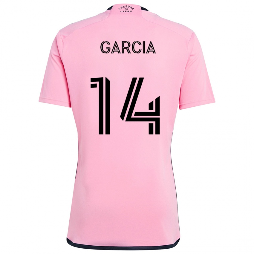 Niño Camiseta Santiago Garcia #14 Rosa 1ª Equipación 2024/25 La Camisa Argentina